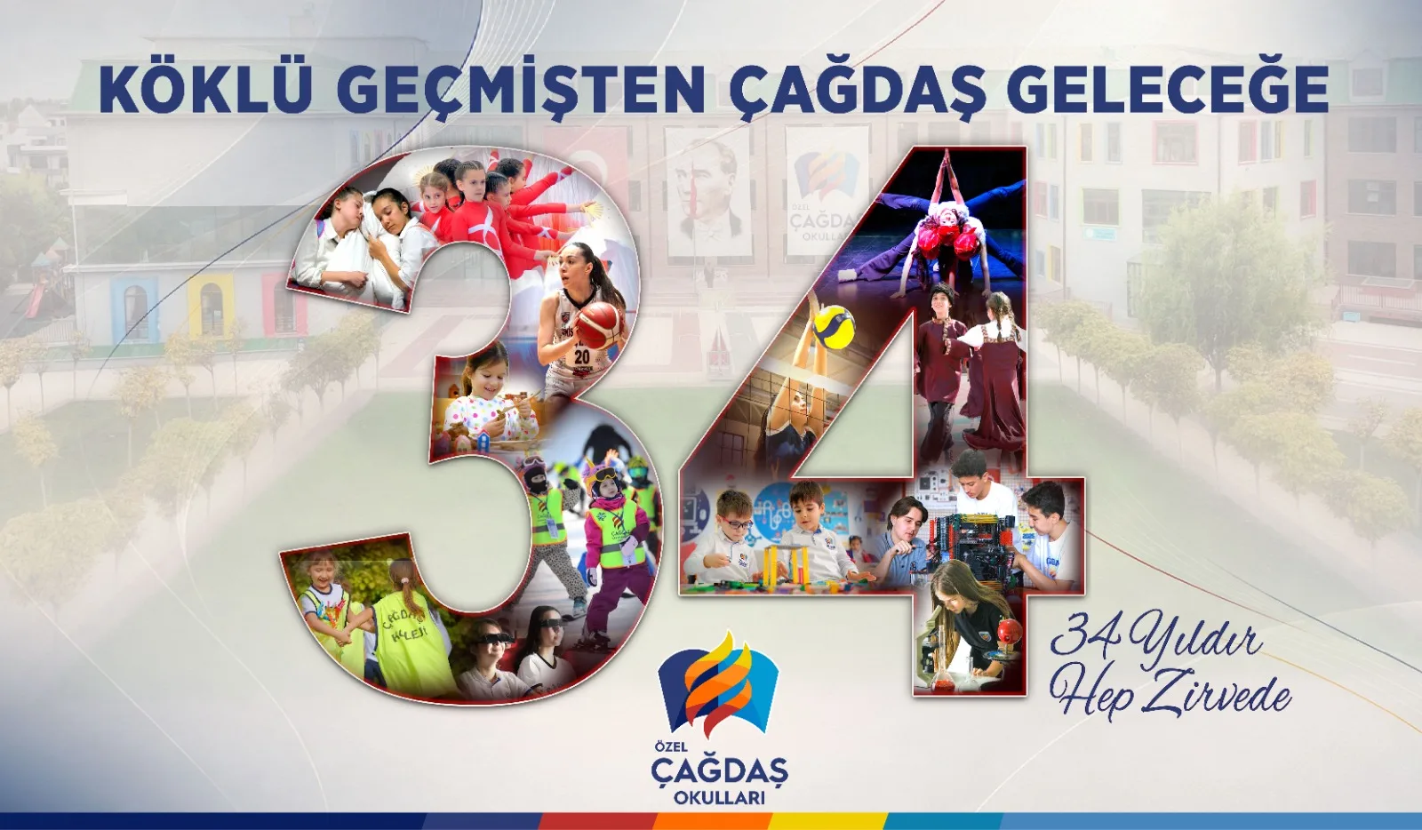 ÇAĞDAŞ OKULLARI 34 YAŞINDA!